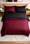 150X200 Double-Sided Double Size Duvet Cover Set with Elastic Sheets - 3