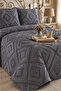 مجموعة زينة ديير سميرا مكونة من 3 قطع من بيكيه مزدوجة أنثراسيت - 2