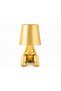 Decorative Table Lamp with Gold Sitting Man Figure – Modern Tabletop and Nightstand Accessory - 6