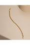 Double Row Stone Oval Motif Bracelet - 4