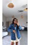 Oversize Padded Jean Jacket - 3
