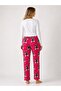 Women's Patterned Suede Single Bottom - 4
