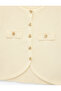 Jewel Buttoned Appliqued Crew Neck Knitwear Vest - 7