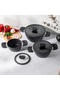 Diamente 6 Piece Midi Cookware Set - 4