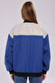 Women's Oversize Printed Leather Biker Coat Zippered Racer Jacket Lined Bomber College Coat - 8
