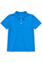 Unisex Kids Polo Collar T-Shirt for School Plain Basic 100% Cotton 7-14 Years - 4