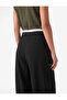 Pile Detailed Regular Waist Barrel Pants with Side Pockets - 4