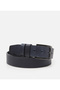 Men's Leather Navy Blue Belt