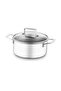Pro Tri Ply Deep Pot Steel 24 cm - 7
