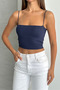 Modal Covered Crop Blouse with Rope Straps - 3