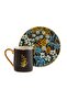Black Garden Coffee Cup Set for 4 People - 5