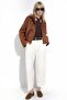 High-Waisted Cigarette Pants - 3