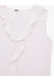 Flywheel Detailed V-Neck Sleeveless Blouse - 8