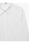 Classic Collar Cotton Blend Buttoned Long Sleeve Basic Shirt - 8