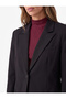 Regular Fit Fleto Double Pocket Long Sleeve Wide Collar Blazer Jacket - 5