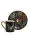 Black Garden Coffee Cup Set for 4 People - 3