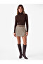 Long Sleeve Soft Textured Sheep Wool Blend Stand Collar T-Shirt