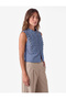Hakim Collar Metal Accessory Napoleon Closure Detailed Sleeveless Vest - 2