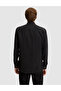 Black Regular Fit Long Sleeve Jean Shirt 50292591-Vr046 - 5
