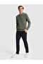 Navy Blue Slim Fit Jogger Canvas Pants with Elastic Waistband 50317281-Vr033 - 3