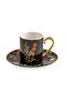 Black Garden Coffee Cup Set for 4 People - 7
