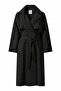 Long Windbreaker Oversized Belted Epaulet Women's Trench Coat Maxi Length