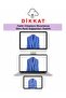 Blue Large Size Shawl Cotton Turkish Bath Sauna Bath Battal Women Men Unisex 3XL 4XL Bathrobe - 5