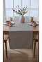 Velvet Textured 40*240 Premium Stone Color Plain Polyester Table Runner - 3