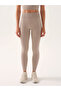 Motion High Waist Pocketed Leggings Mink - 2