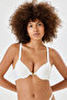 Violet Model V Detailed Support Underwire Bra Set, Breathable Micron Fabric, Push Upp - F001 - 3