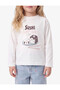Cotton Long Sleeve Crew Neck Printed T-Shirt - 2