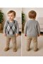 Baklava Patterned Baby Sweater - 5