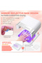 EU 168W UV LED Nail Lamp with Smart Sensor, Removable Magnetic Base and 4 Timer Modes for Effortless - 4