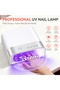 EU 168W UV LED Nail Lamp with Smart Sensor, Removable Magnetic Base and 4 Timer Modes for Effortless - 2