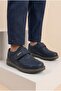 Boy's Casual Shoes Navy Blue Velcro Circumcision Wedding School Shoes 06 - 2