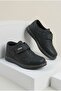 Boy's Casual Shoes Black Velcro Circumcision Wedding School Shoes 06 - 6