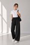 Black Girls' Sweatpants - Wide Cut