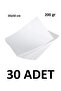 30 Pieces Karatis Art White Painting Paper 35 X 50 Cm 200 Gr