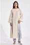 Slit Long Tunic Y0162 - Ecru - 3
