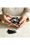 Glass Beads,33 Pcs 10mm Black Silver Crackle Glass Beads With Tassel, - 2