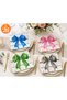 🎀   Bowknot Patterned Presentation Napkins 1 Pack (20 Pieces) |   Stylish and Decorative Paper Napkin |   Birthday, Engagement, Promise, Invitation, Party and Special Day Table Napkin - 2