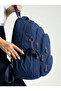 Mega Boy Luxury Crinkle Fabric High School and Middle School Backpack, Crinkle School Bag, Keychain Gift - 4