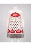 Combed Cotton Long Sleeve Dress - 2
