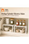 4 Pieces of Closet Organizer Small Size Shelf Cup and Makeup Organizer Rack Metal Shelf - 5