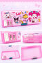 Cute Rabbit My Melody Patterned Multi-Compartment Multipurpose Pencil Case with Pencil Sharpener 23 cm Pencil Holder Pencil Box Gift
