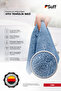 Lilie Auto Cleaning Cloth Microfiber Large Surface Polishing and Shining Cloth 70X50 cm Blue - 3
