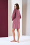 Pjs 26010 Front Button Striped Nightgown - 7