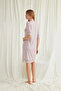 Lace Detailed Short Sleeve and Button Front Nightgown - 5