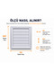 Size 40X50 cm |   Fan-Ventilated Bathroom & Toilet |   Plastic |   Electric Ventilation Grille |   White Color - 2
