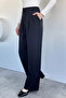 Women's Pleated Wide Leg Pants - 3